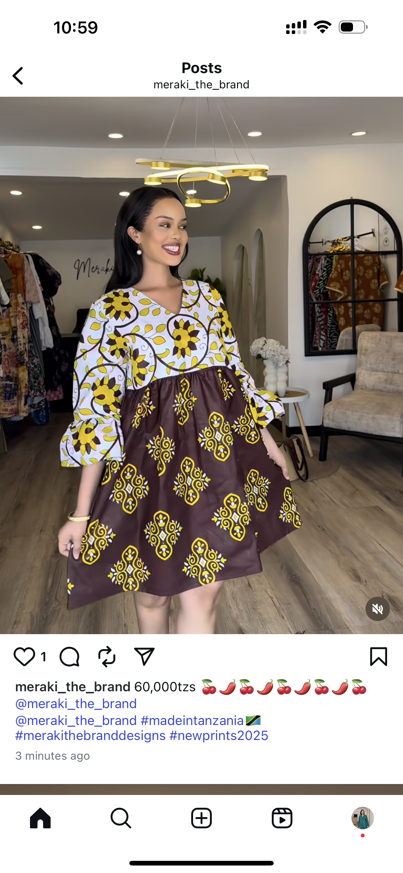 Nyota mini dress