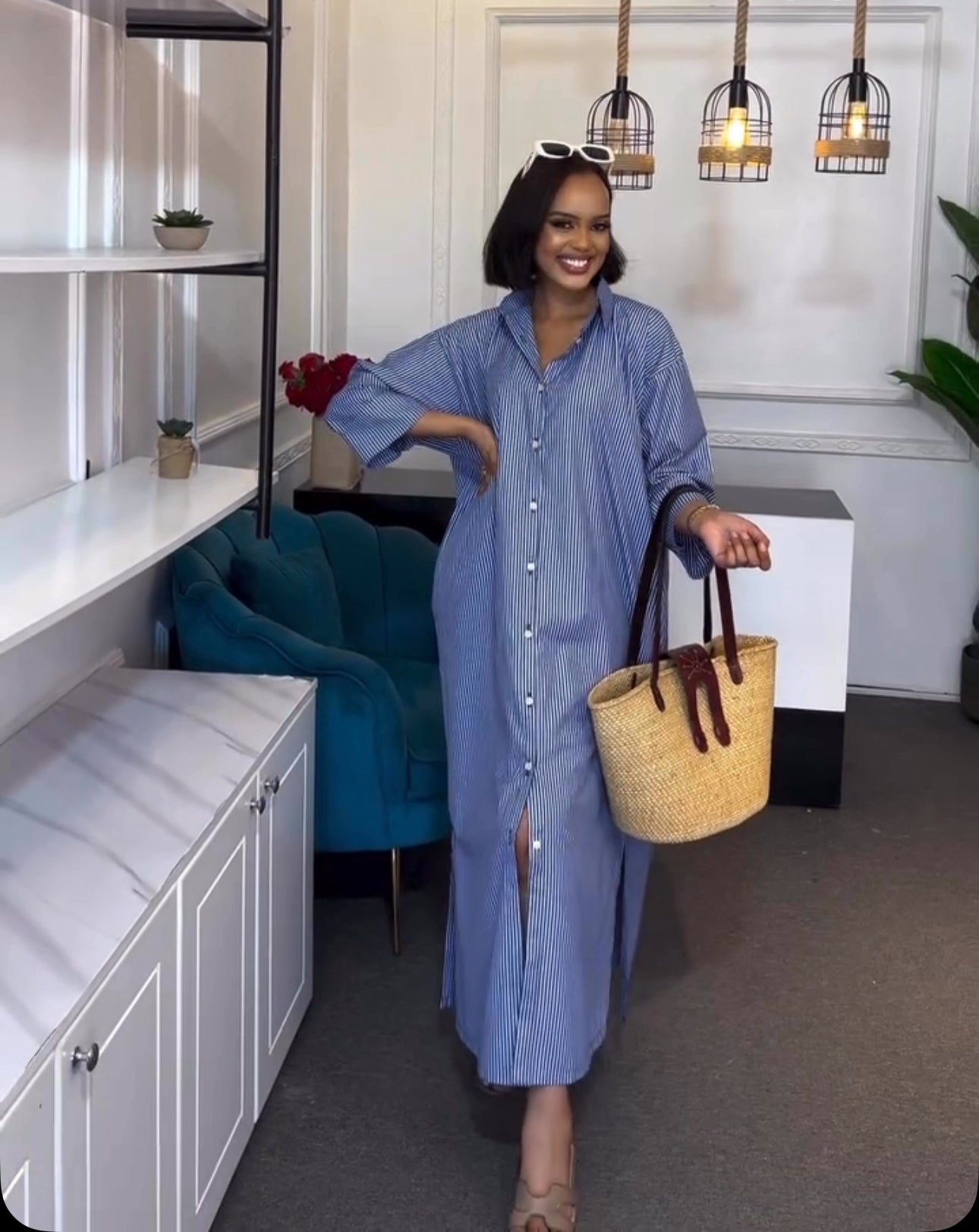 Nuru shirt dress