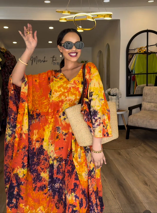 Sunset glow kaftan