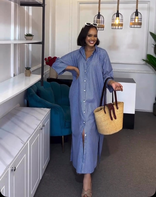 Nuru shirt dress